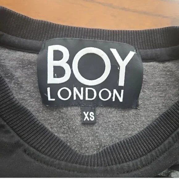 Boy London Black crewneck sweater size XS - Picture 6 of 9